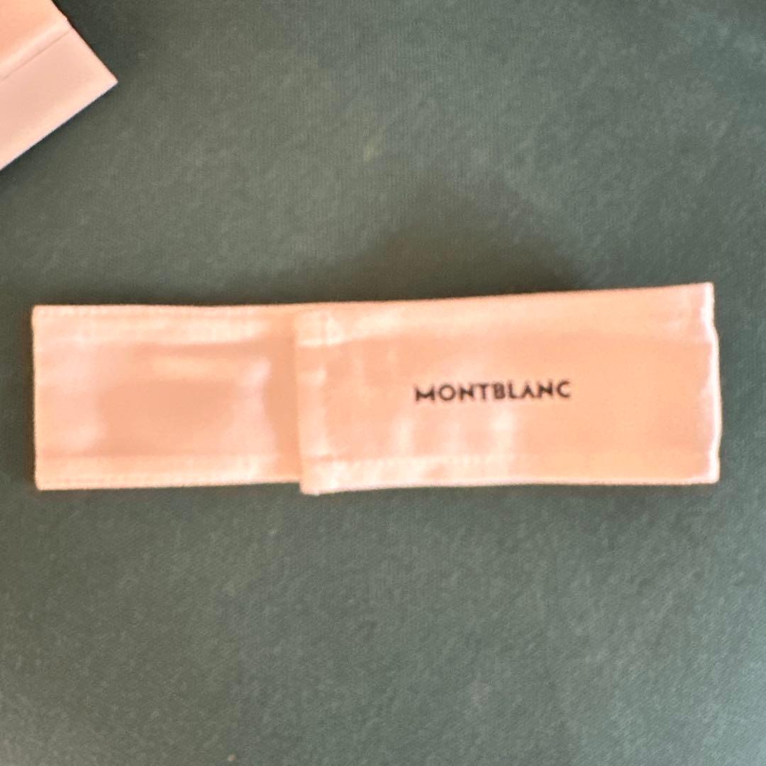 MONTBLANC ホワイトボールペン 箱付き 品の良い白×ゴールド本体