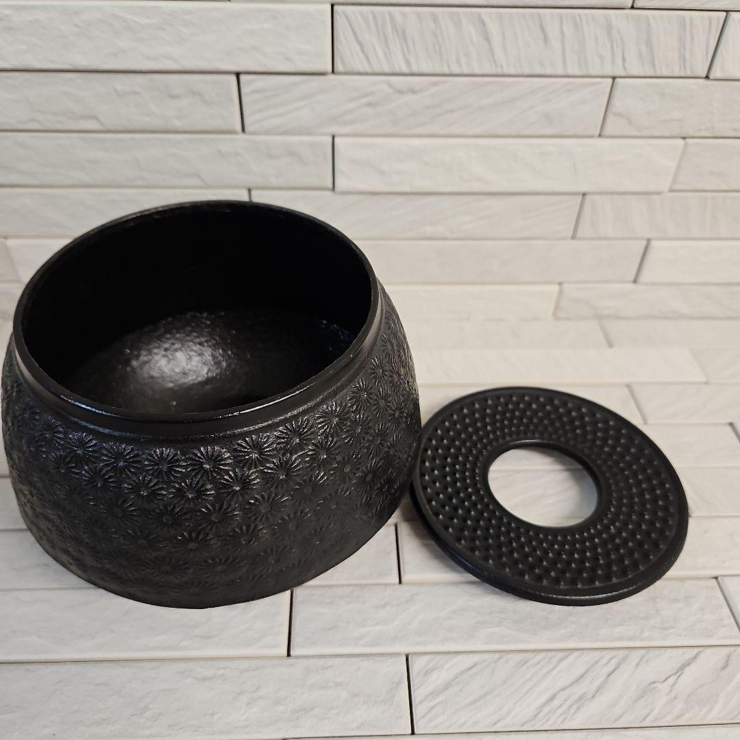 ◾南部鉄瓶　運南堂　鍋元　未使用　南部鉄器茶こぼし　未使用