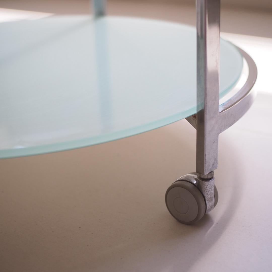 pool table / ガラステーブル 2段 キャスター付