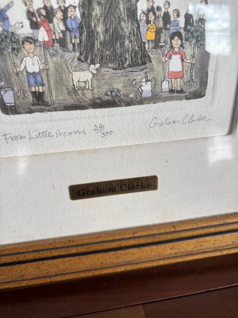 グラハム・クラーク　リトグラフ 限定版