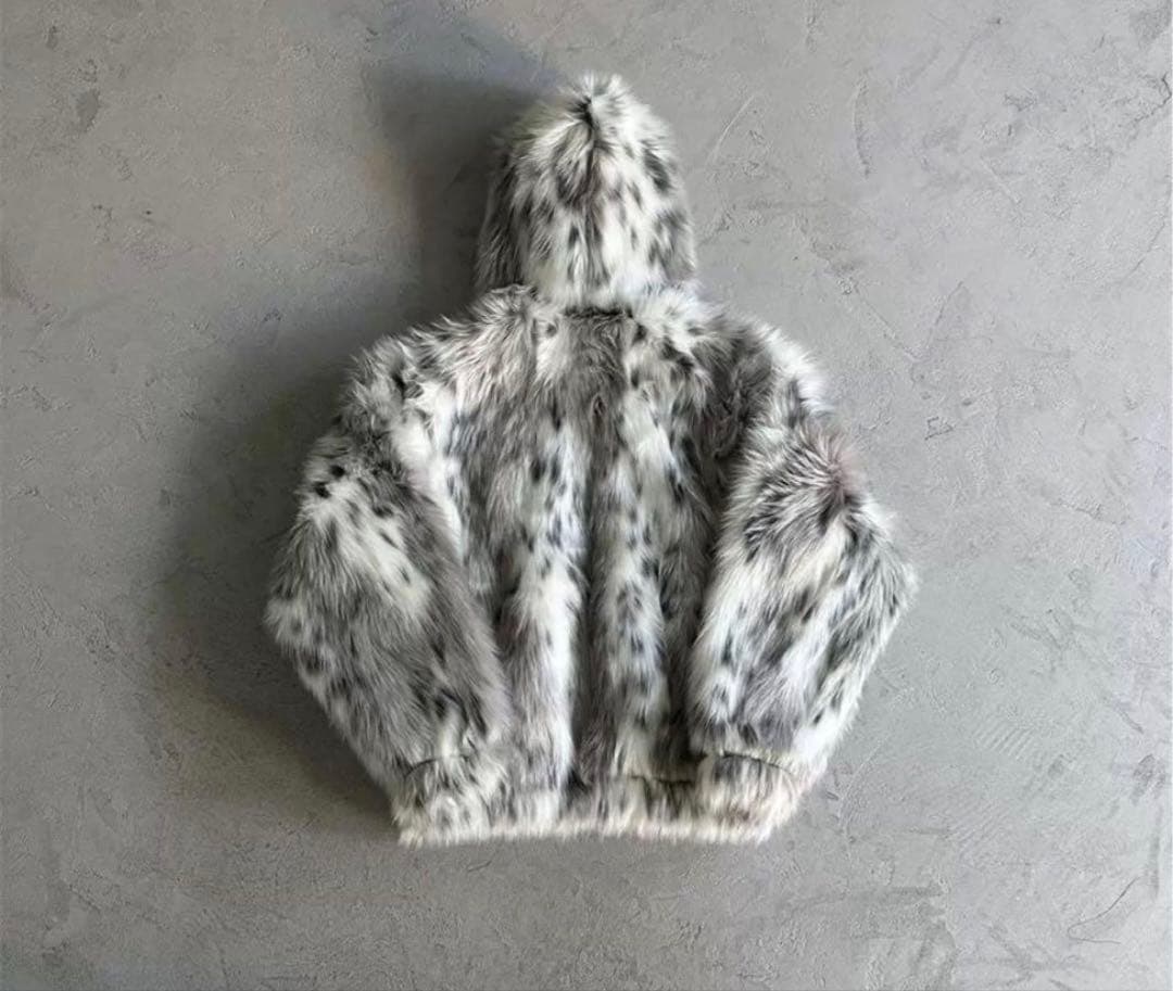 ジャケット・アウター Corteiz Hooded Fur Jacket