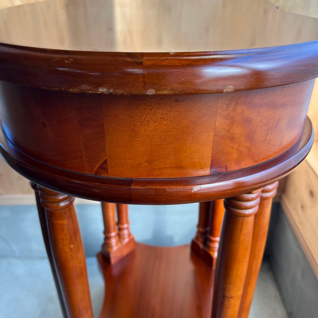 サイドテーブル ビンテージ 木製 コンソールテーブル