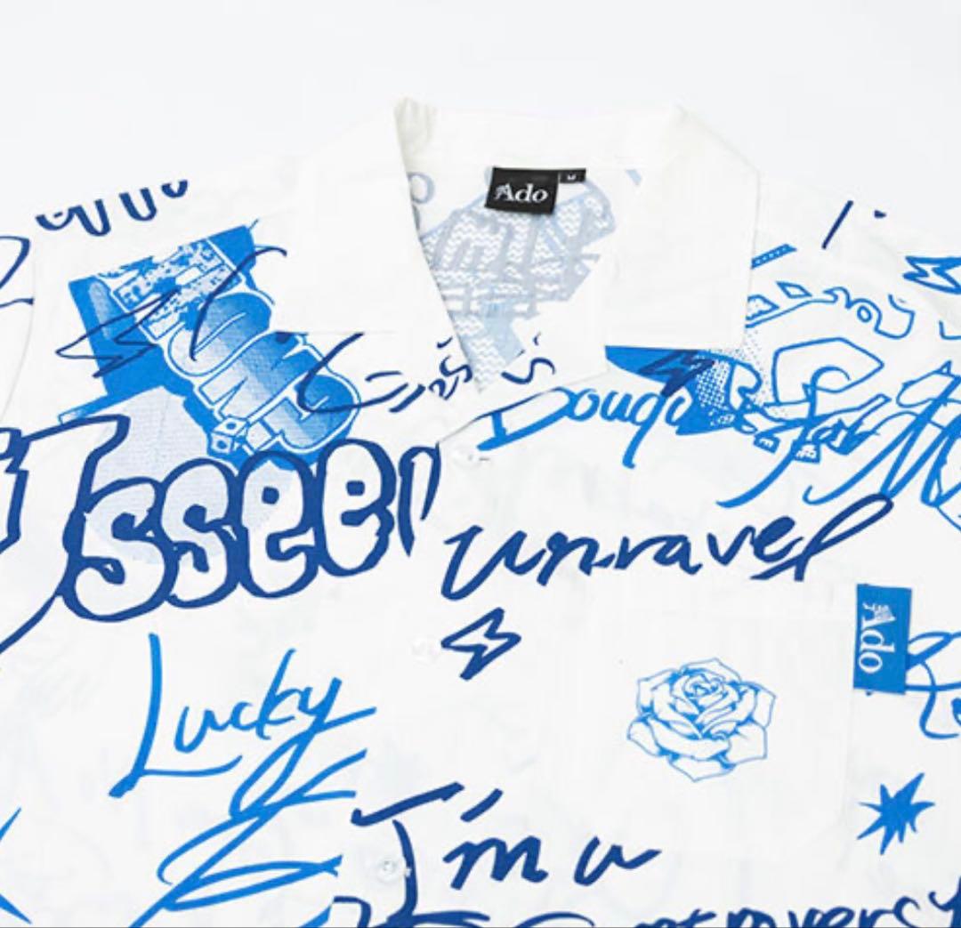 新品未開封　Ado POP-UP STORE オープンカラーシャツ Mサイズ