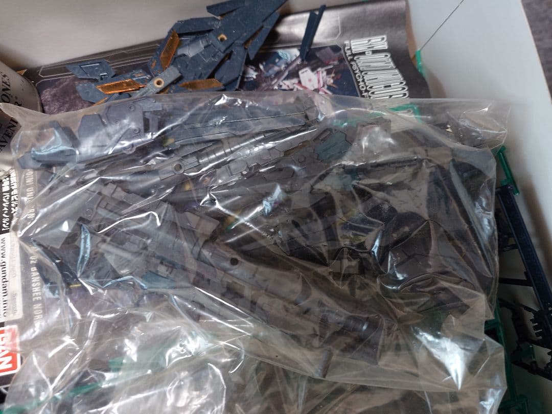 プレバン限定バンシィ・ノルン最終決戦仕様（中途仮組み品）