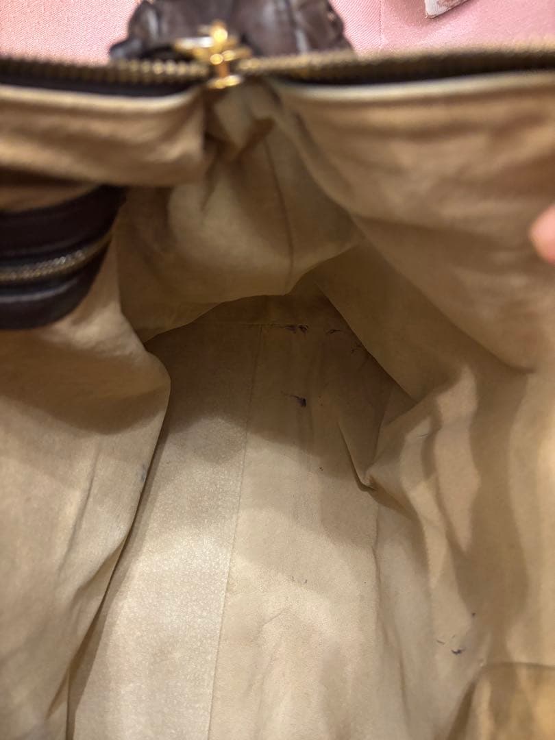 ボッテガべネタ　イントレチャートショルダーバッグ ダークブラウン‼️ お買得品‼️