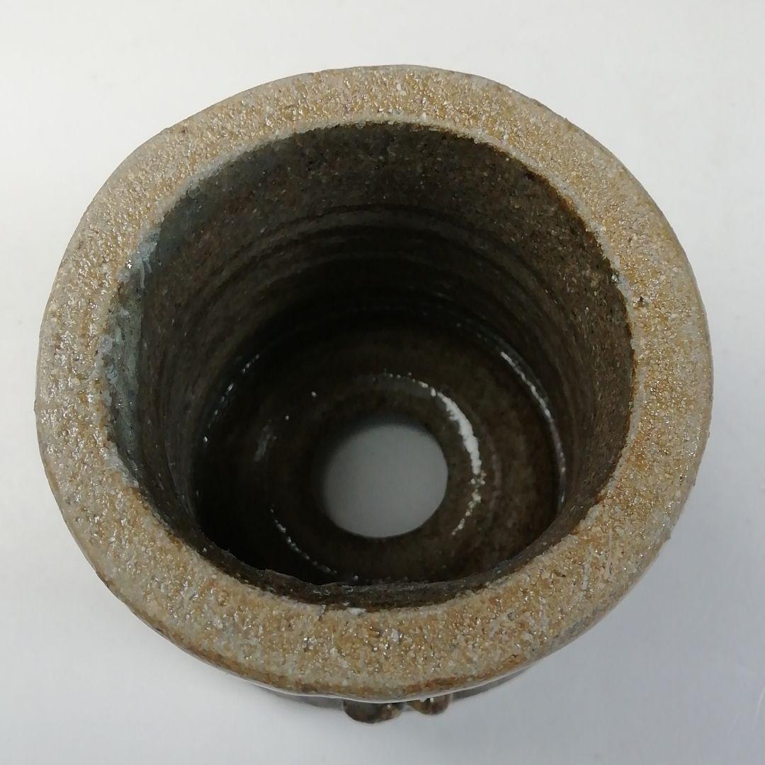 Ｔ６８４　蓋置　『絵唐津　蓋置』『中里重利』　共箱　茶道具