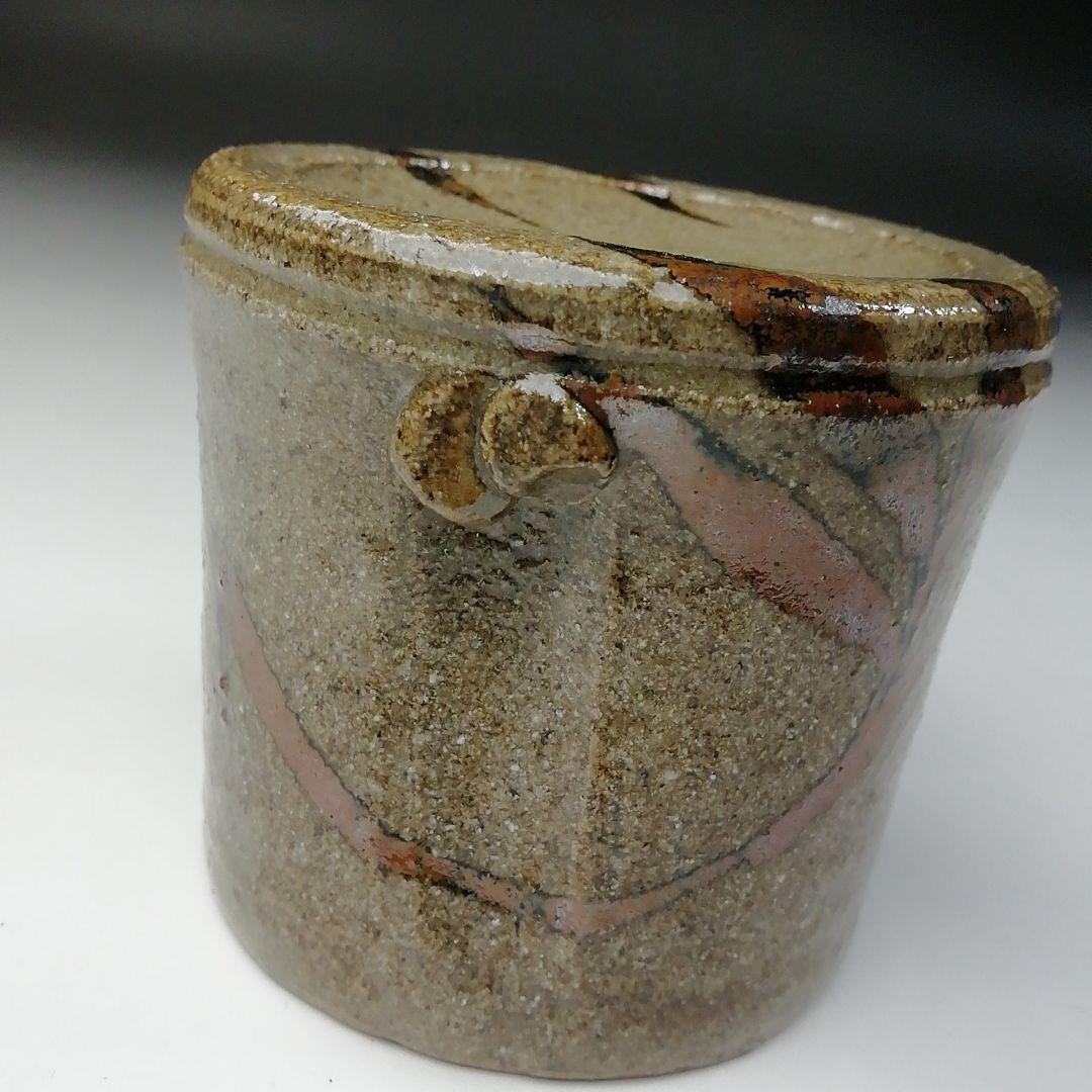 Ｔ６８４　蓋置　『絵唐津　蓋置』『中里重利』　共箱　茶道具