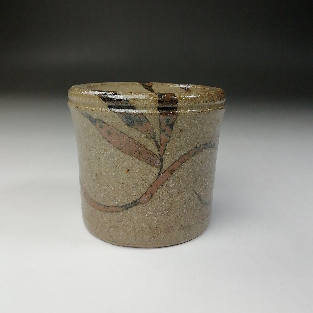 Ｔ６８４　蓋置　『絵唐津　蓋置』『中里重利』　共箱　茶道具