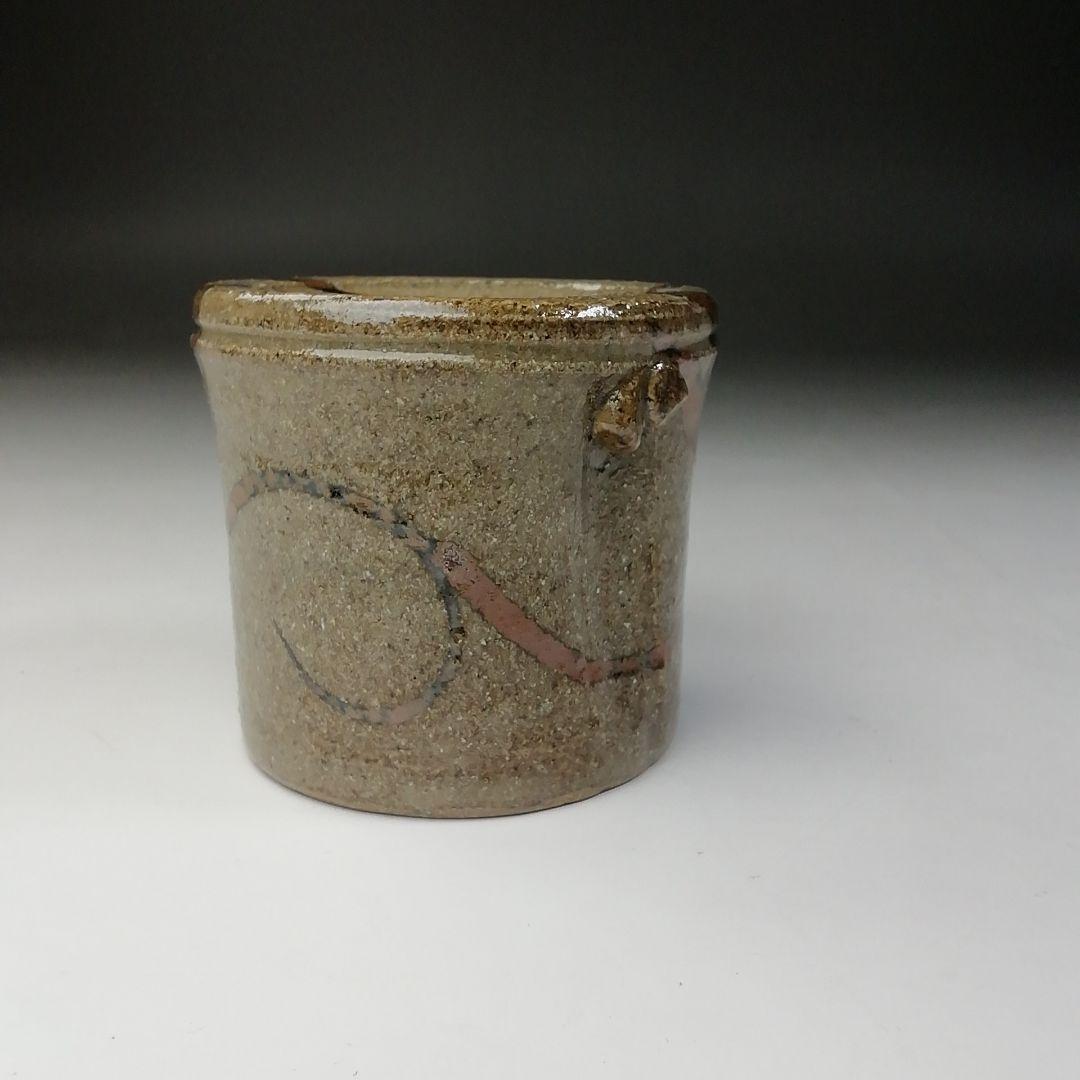 Ｔ６８４　蓋置　『絵唐津　蓋置』『中里重利』　共箱　茶道具