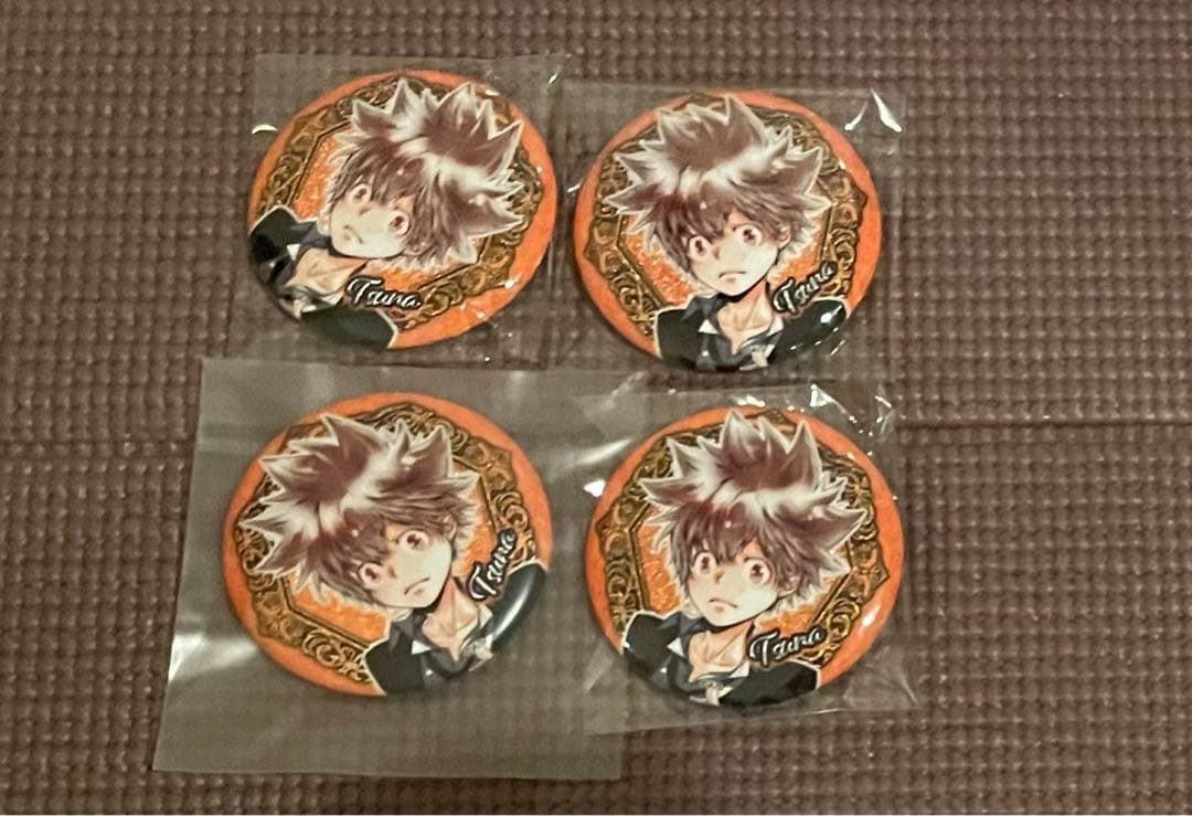 家庭教師ヒットマンREBORN！ ゴールデン缶バッジ 沢田綱吉