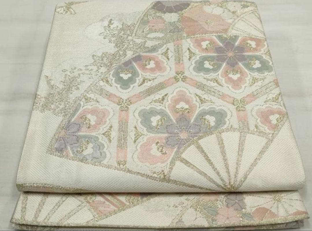 振袖フルセット6点サイズM〜Ｌ相良刺繍　振袖　流水花文　暈し染め　金彩　正絹