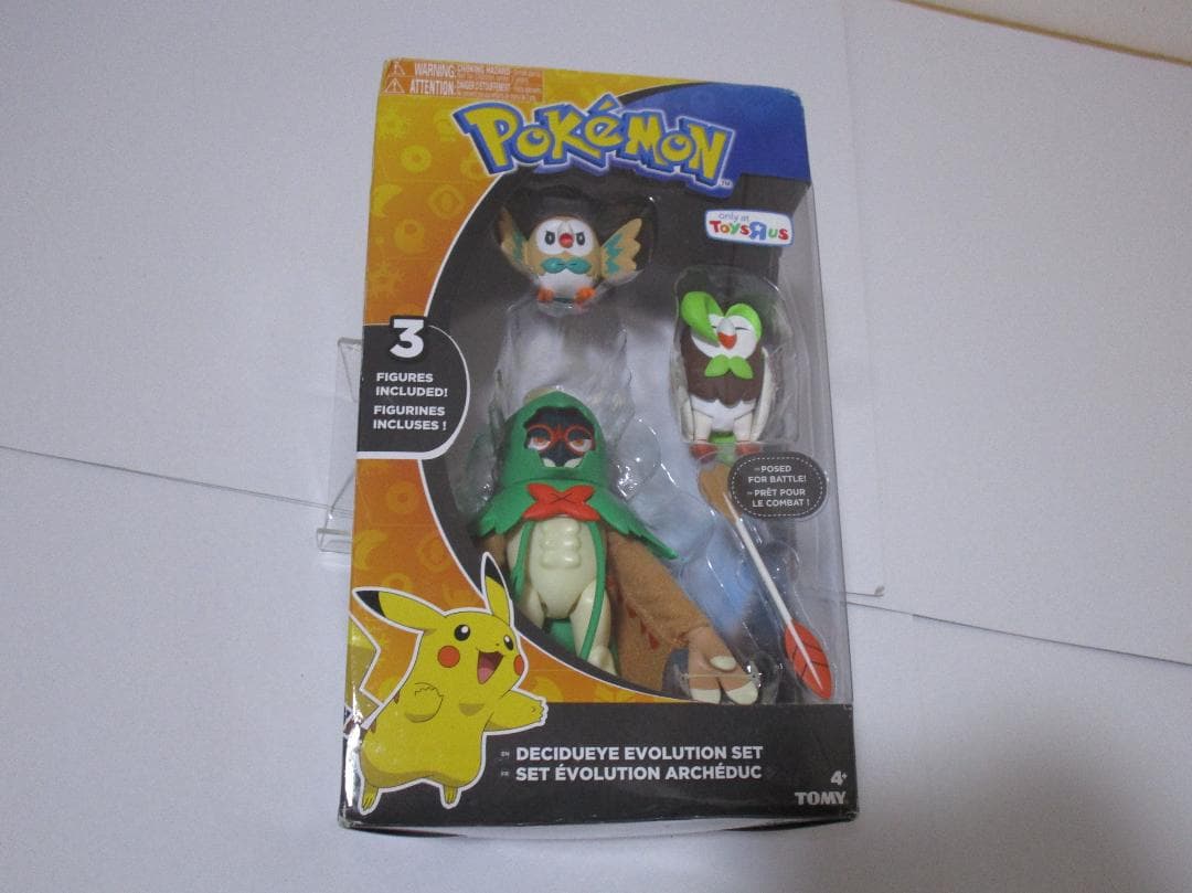 ジュナイパー　フィギュア　DECIDUEYE EVOLUTIONSET　TOMY