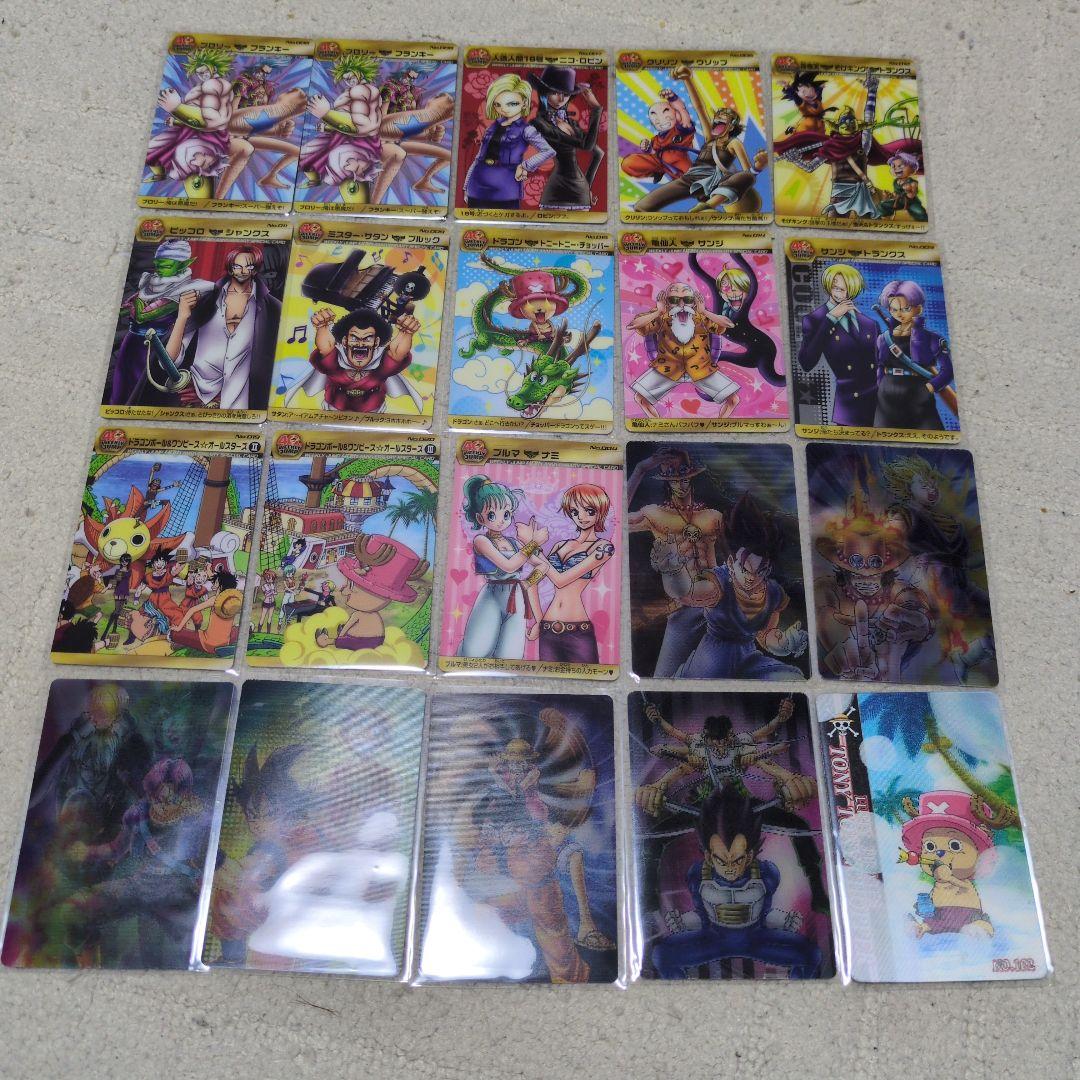 新品未開封　ドラゴンボール　ワンピース 40th コラボカード　孫悟空　エース