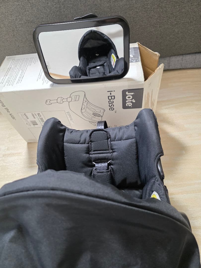 や*し様 joie チャイルドシートジュバ i-base ISOFIX対応ミラー