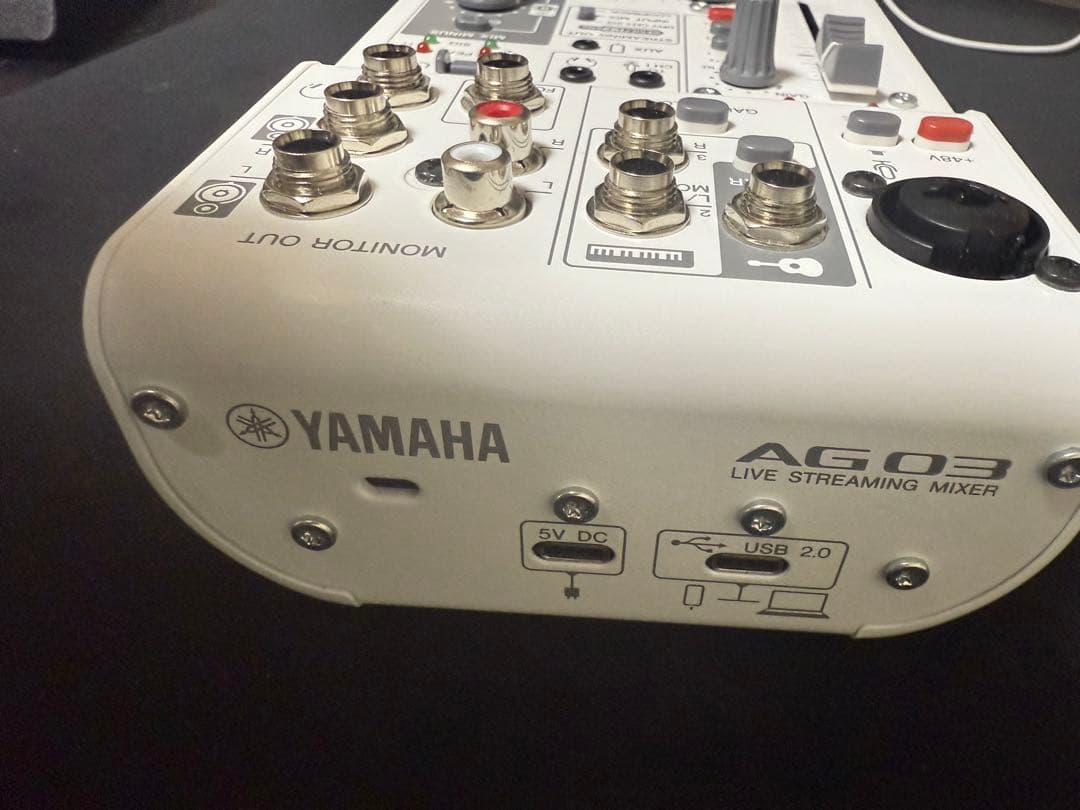 YAMAHA AG03 ライブストリーミングミキサーCubasis LE対応