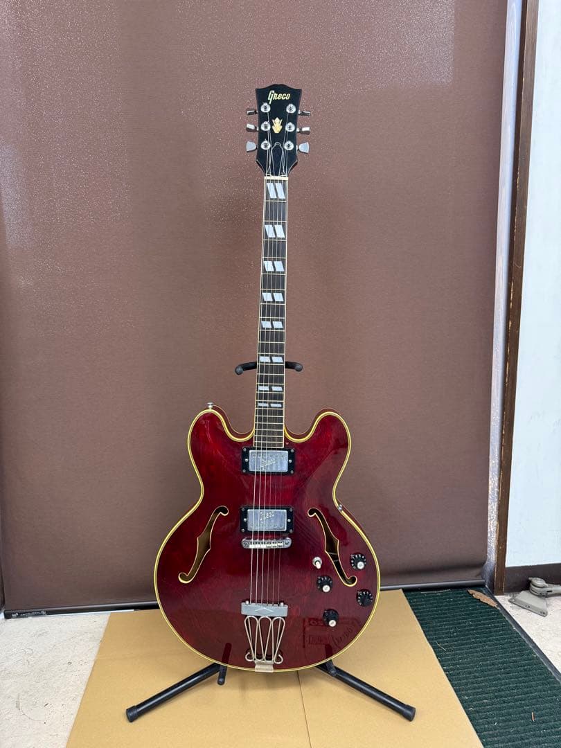 Greco ES-335タイプ チェリーレッド　セミアコ