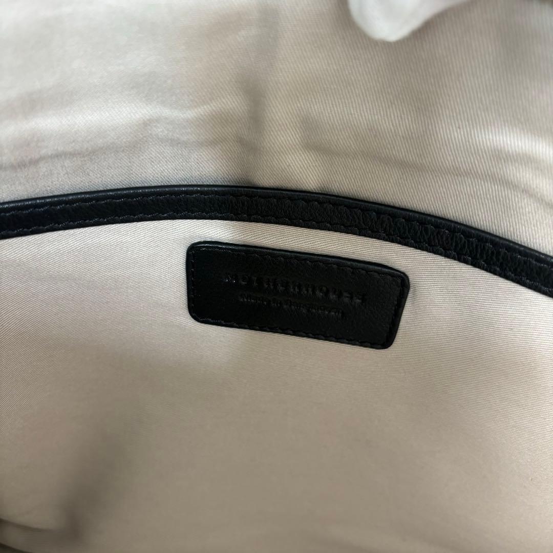 新品同様✨MOTHERHOUSE 2WAY レザー ショルダーバッグ ブラック