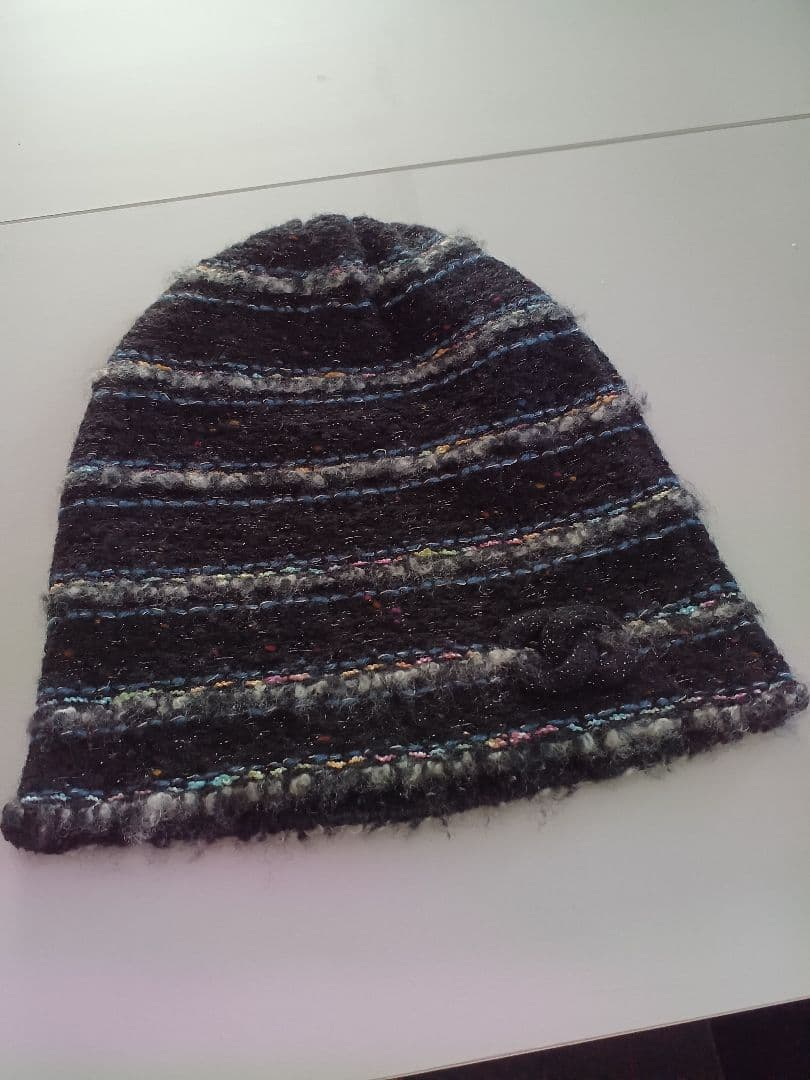 正規品　 ニット帽　ビーニー　黒　ラメ　帽子　CCマーク
