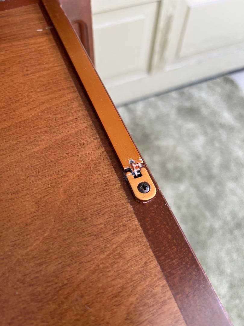 トーカイ家具 ライティングビューロー チェスト付き