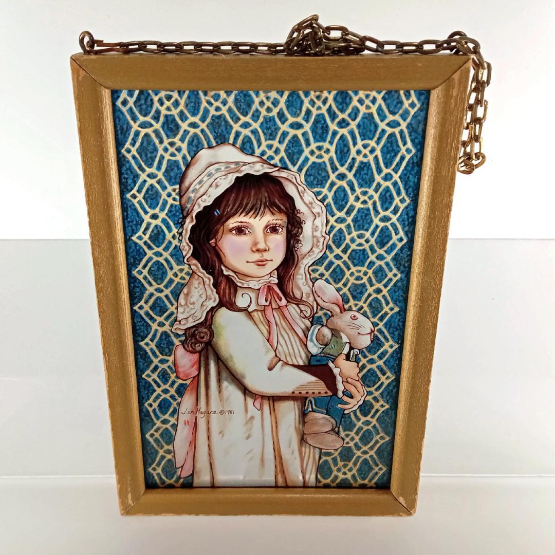 ジャン・ハガラ ステンドグラス 少女とお人形 ブルック グラスマスターズ社