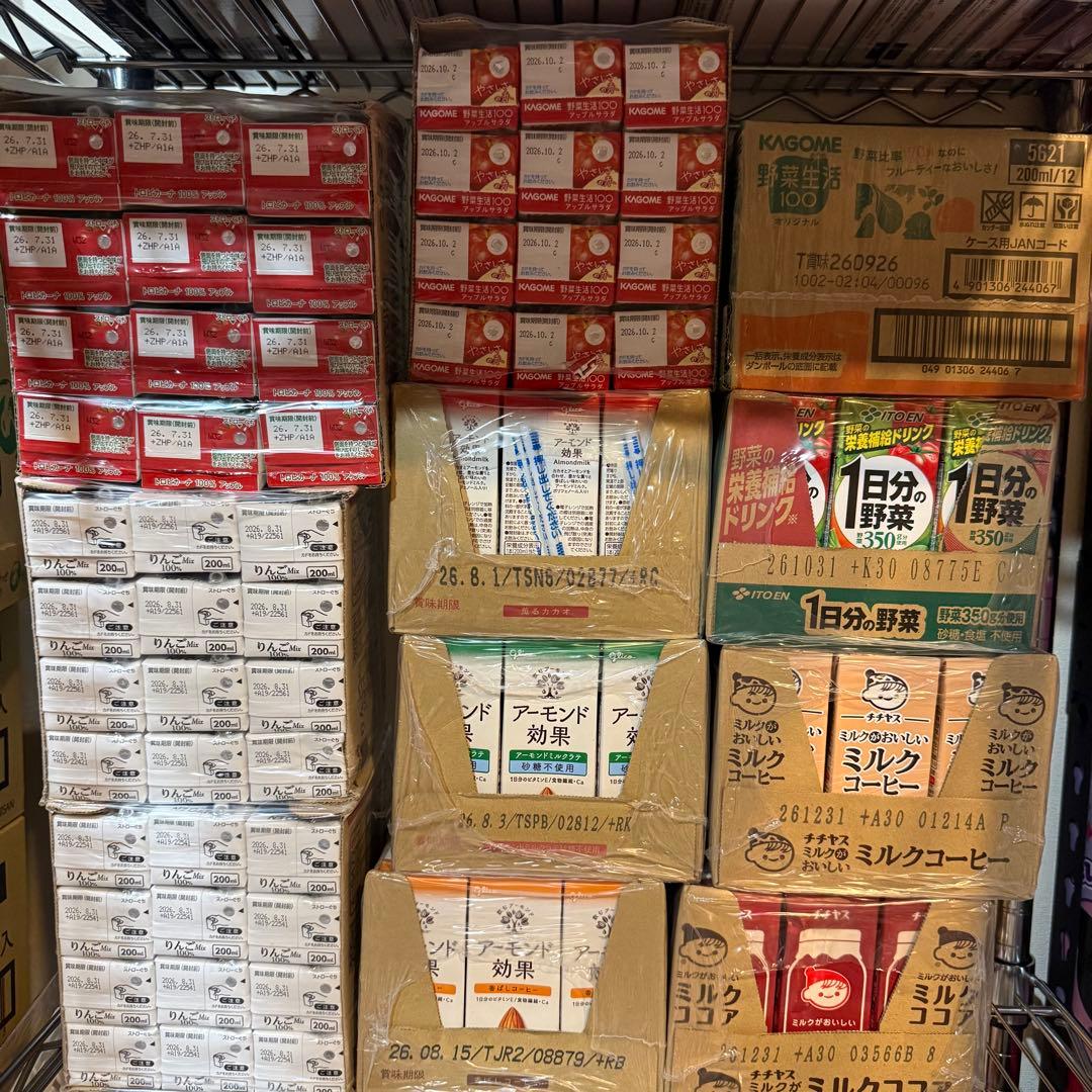 紙パック飲料　まとめ売り　11ケース　132本セット