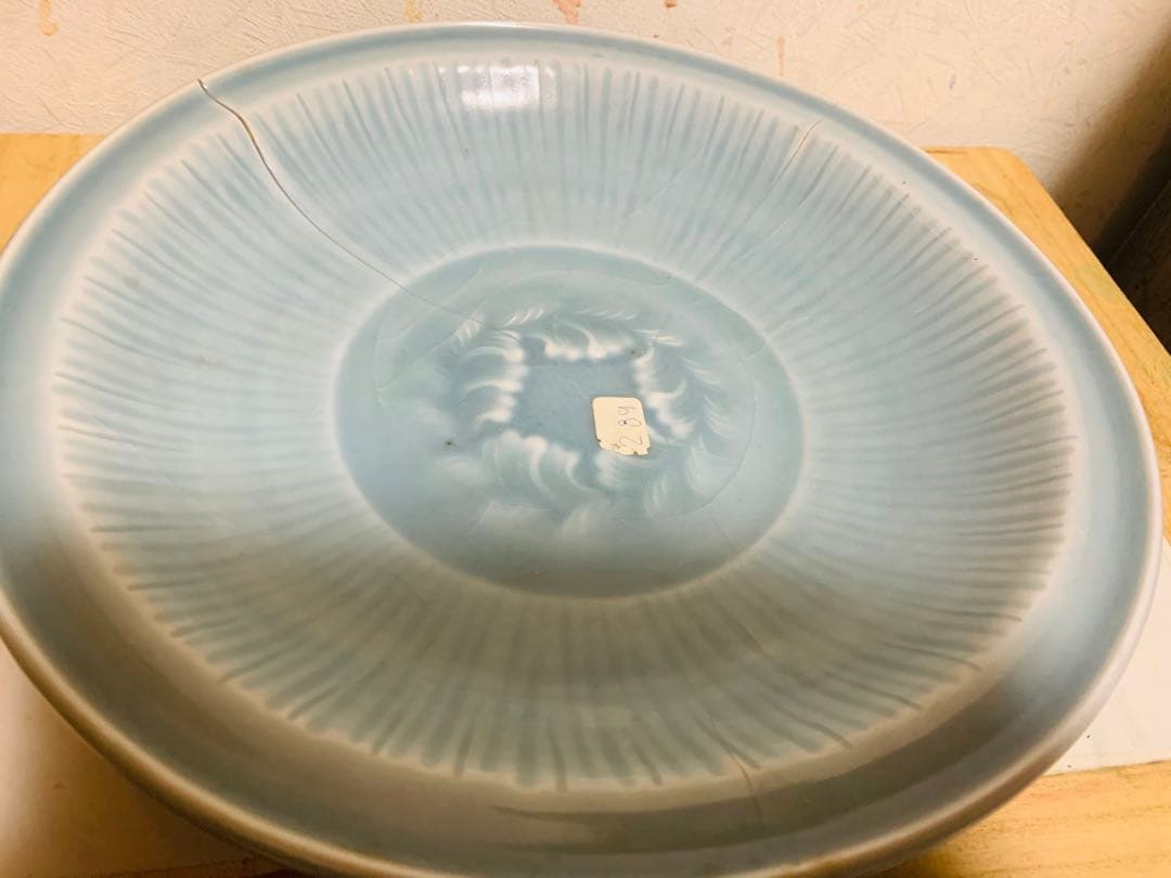 中国七官青磁大皿