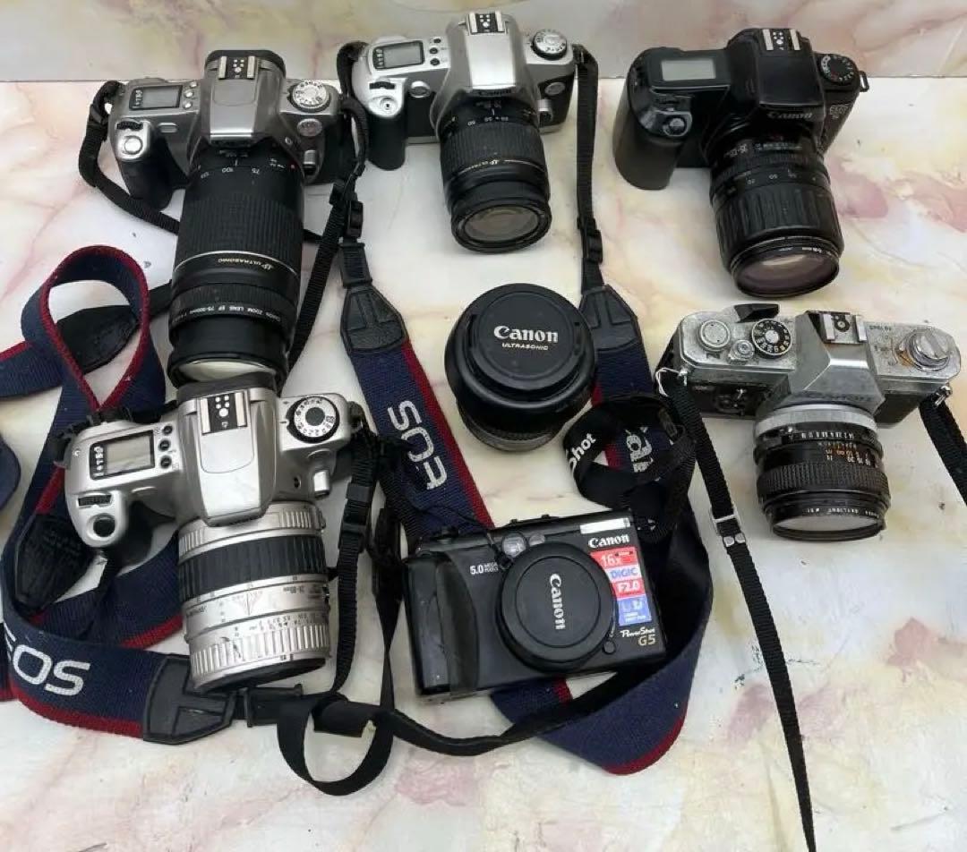 Canon/キャノン/EOS/Kiss ⅢLなどまとめて7点ジャンク(K025)