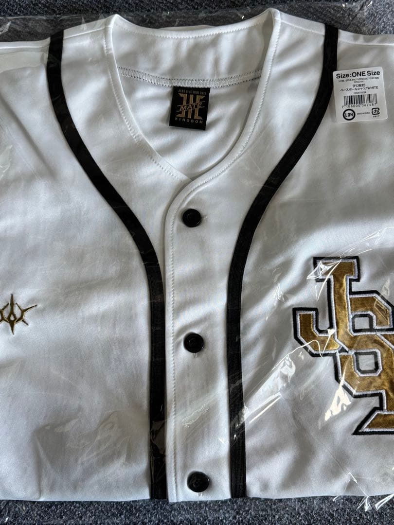 三代目 J Soul Brothers ベースボールシャツ ホワイト