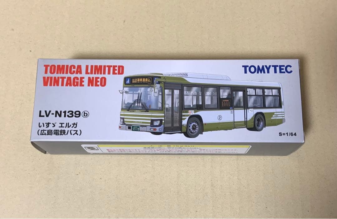 トミカ リミテッド ヴィンテージ ネオ　いすゞ エルガ　広島電鉄バス 139b