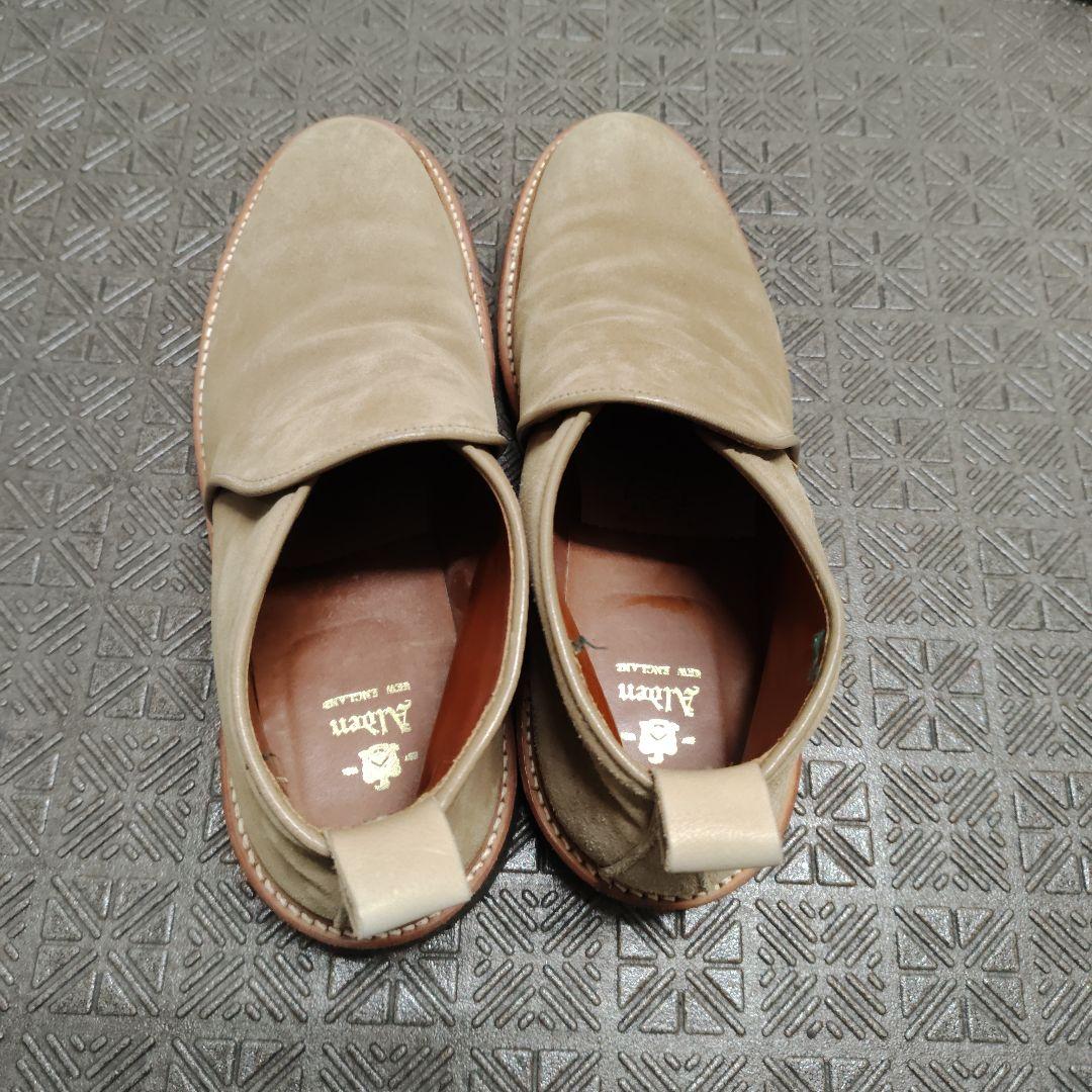 Alden スエード スリッポン