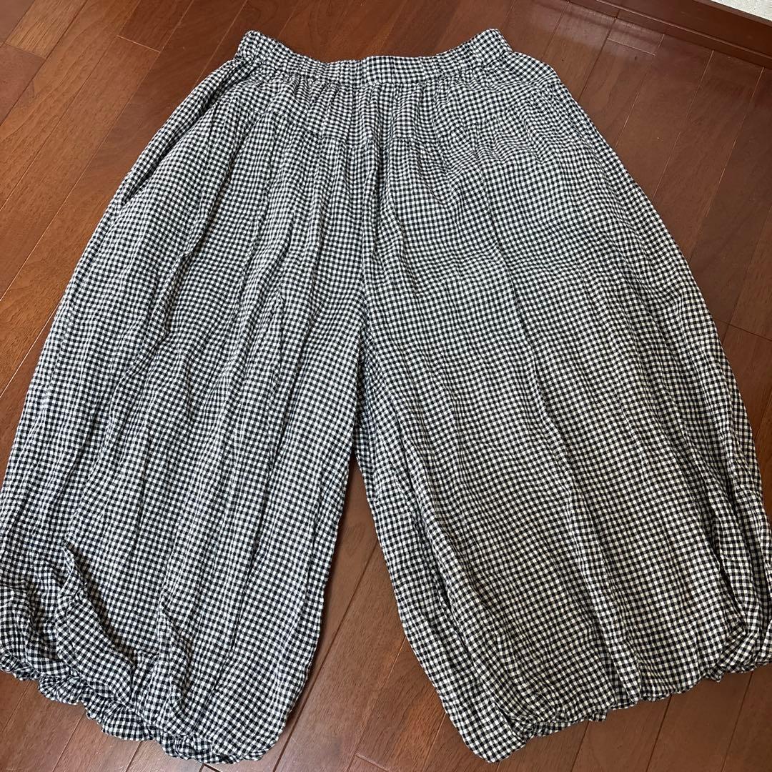 群言堂　石見銀山　根々　サッカー地ふう　バルーン　パンツ