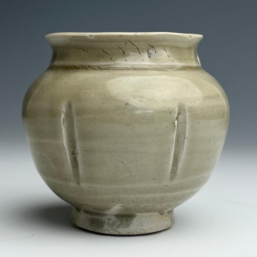 影青 青白釉小壺 小罐 中国古玩 中国美術 唐物 擺件 旧家蔵出