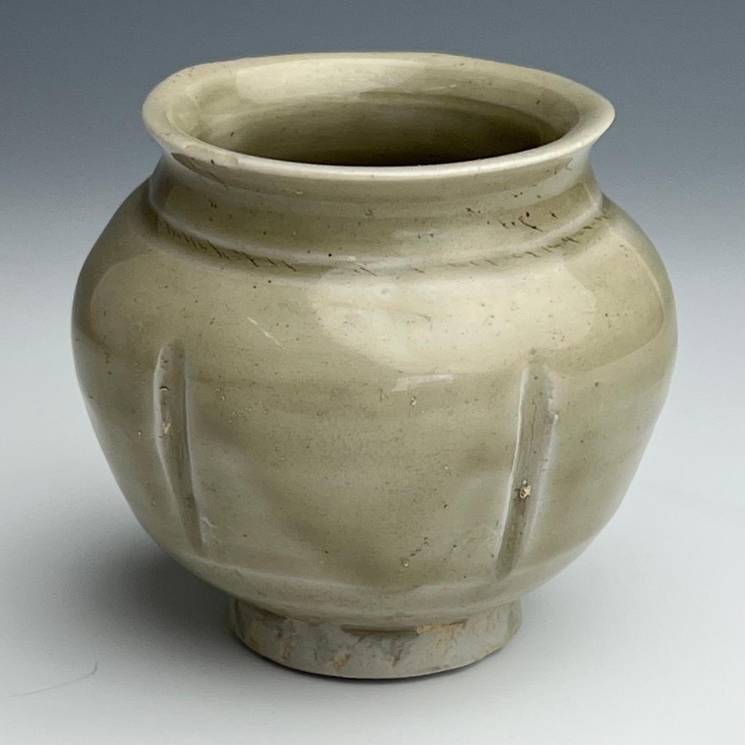 影青 青白釉小壺 小罐 中国古玩 中国美術 唐物 擺件 旧家蔵出