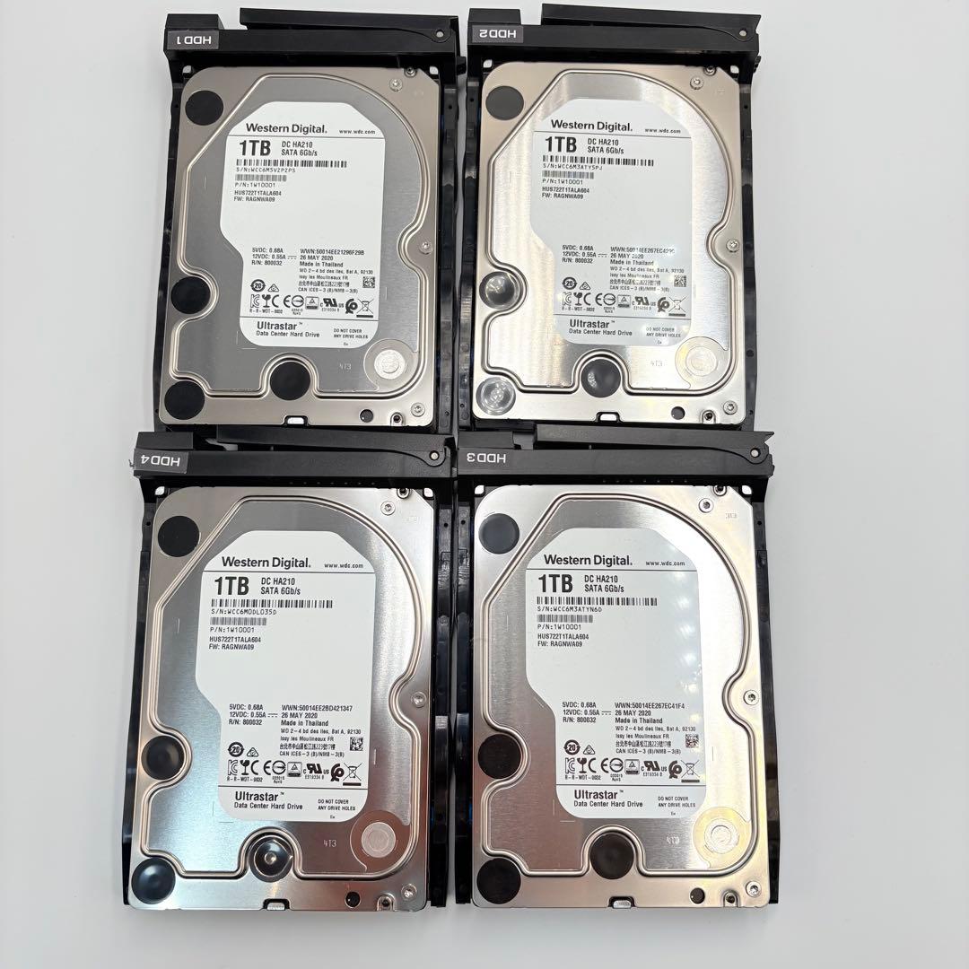 ALEXON NAS サーバー DS-420 QNAP(OEM) 1TB × 4