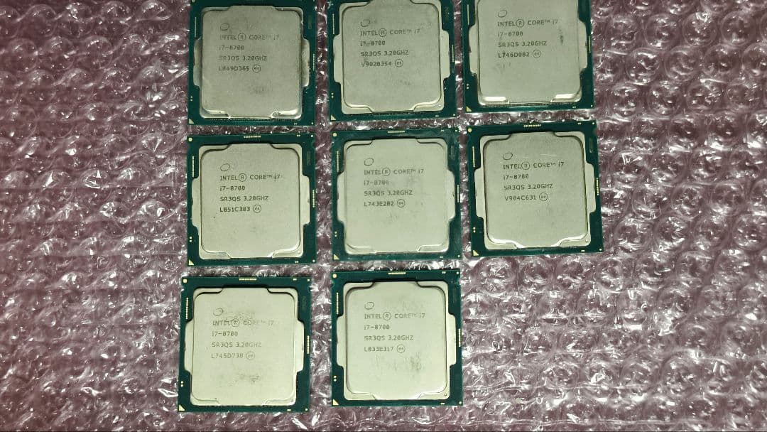 core i7 8700 8個 まとめ売り動作確認済み