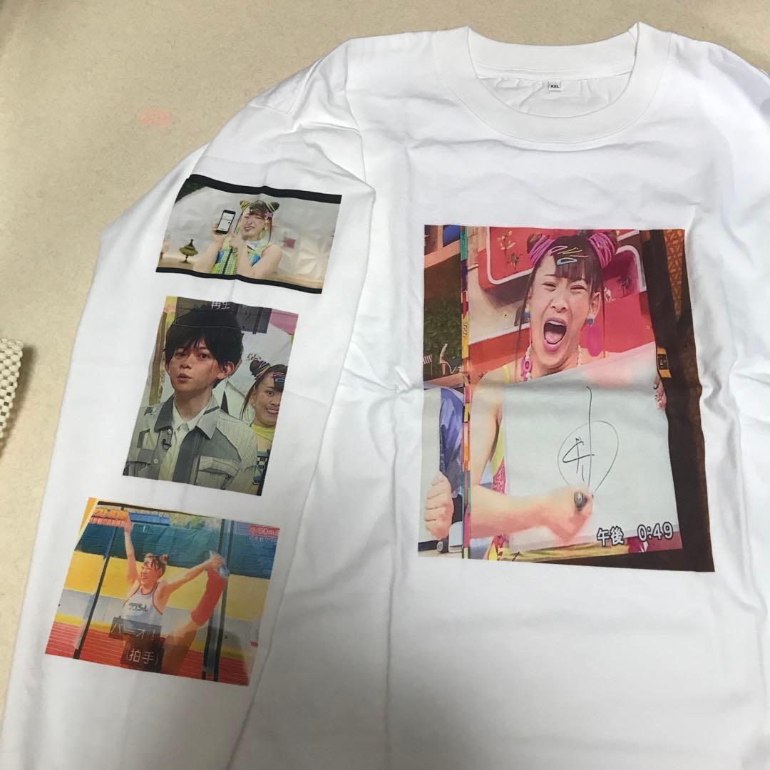 未使用 オールナイトニッポン XXL フワちゃん Tシャツ 白 ロンt 長袖