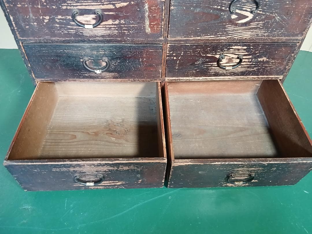 昭和初期　レトロ　和箪笥　引き出し　アンティーク家具　古家具