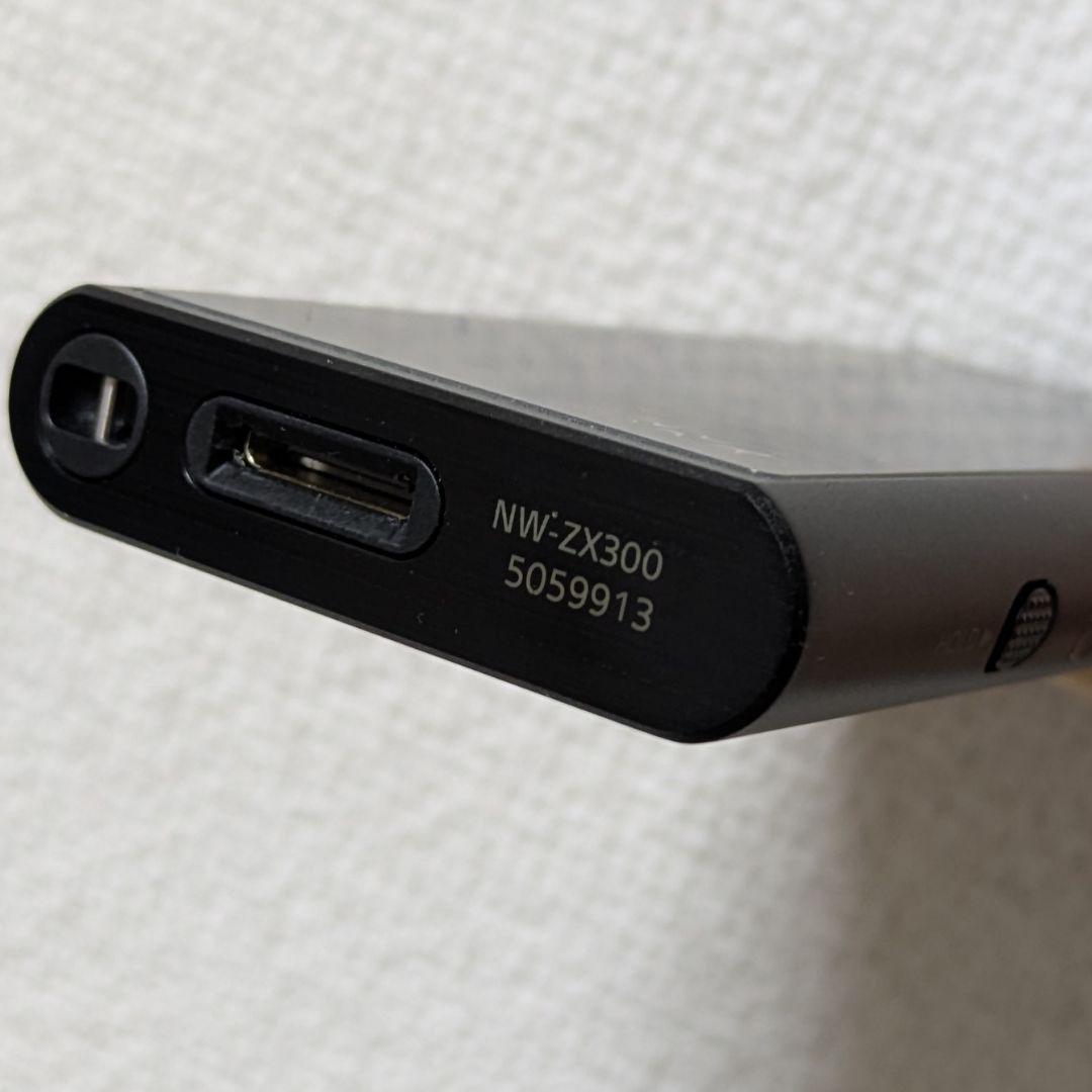 SONY ウォークマン NW-ZX300 黒 武蔵野レーベル カバー付
