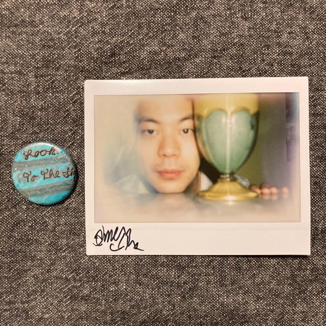 Jame Iha直筆サイン入り写真＆自作缶バッジ♪ハンドメイド手書き手描き