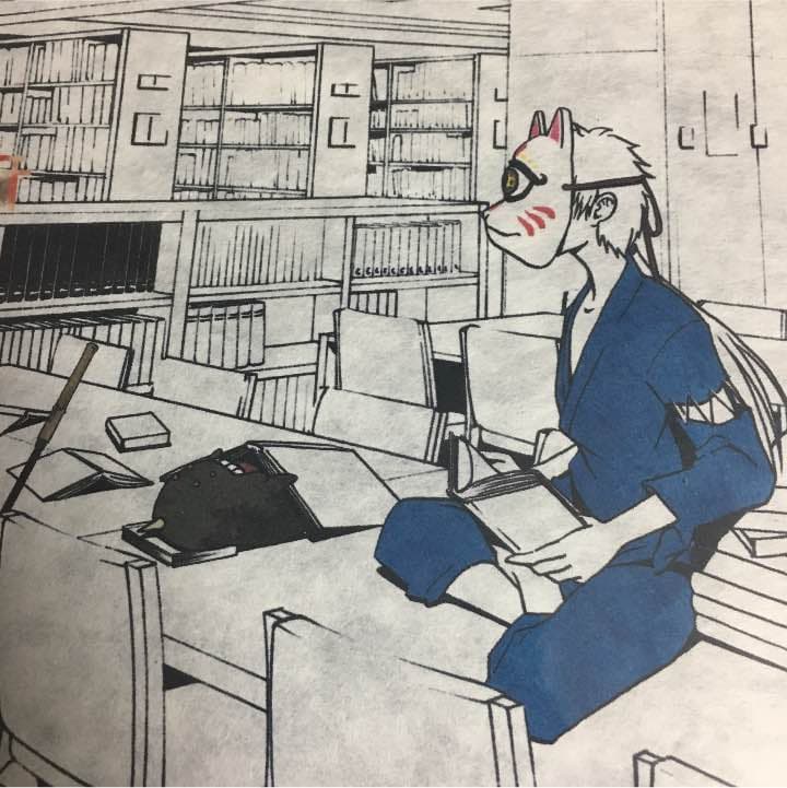 【送料無料】黒木リン 複製画 社からの迎え 1つ目狐と児鬼 船頭狐 96G