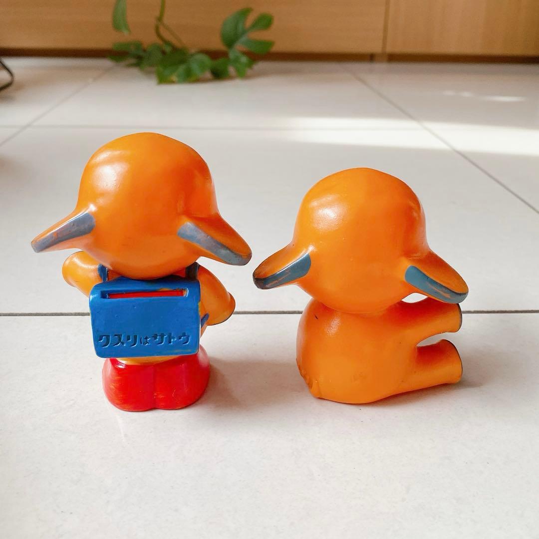 昭和レトロ　佐藤製薬　さとちゃん　ソフビ　さとちゃんランドセル