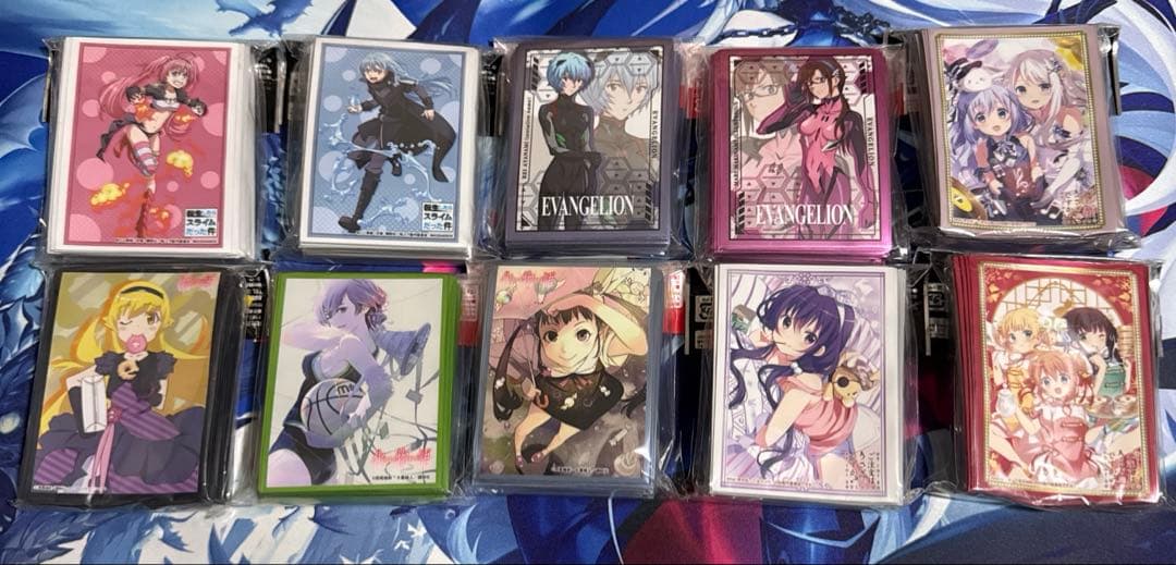 転スラ・エヴァ・ごちうさ・物語　スリーブまとめ売り