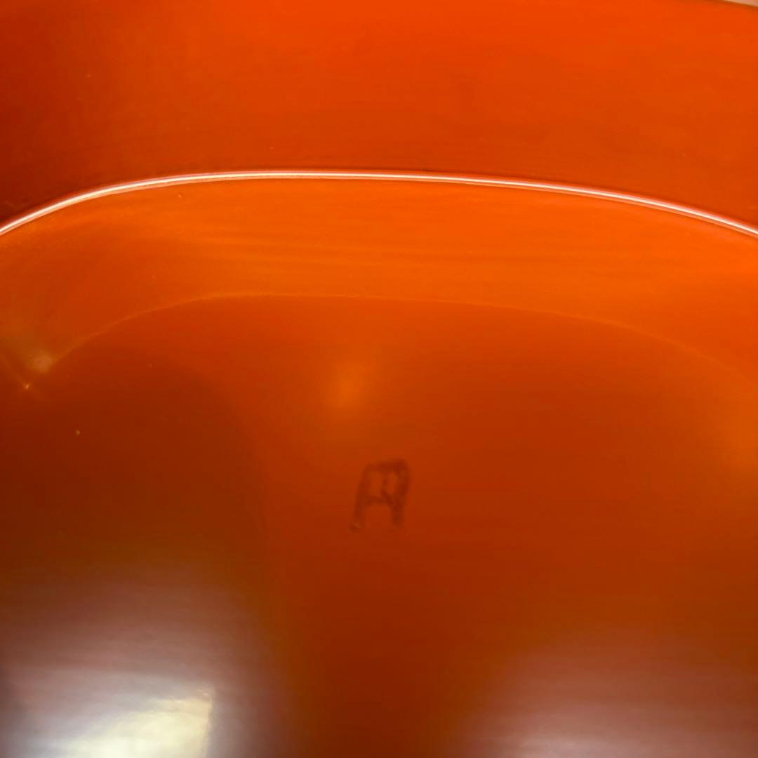 登根　円作　漆器　重箱/塗箱　黒地に赤と金の文様