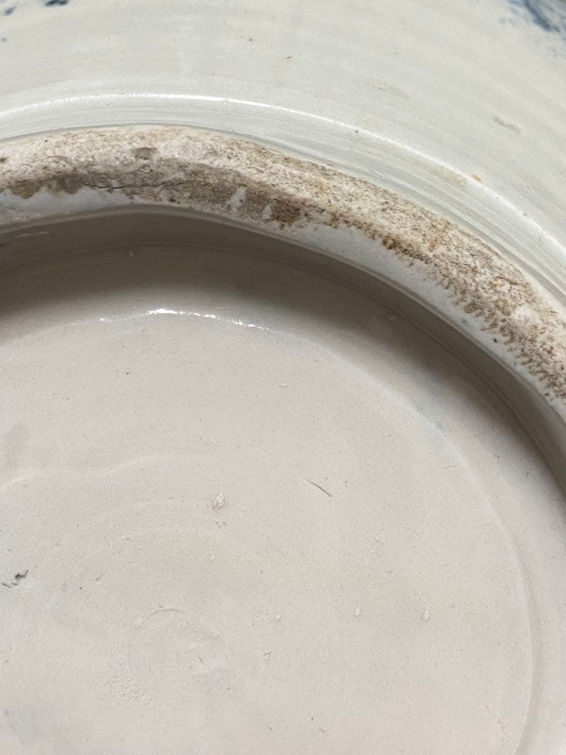 江戸時代　青白磁 ドラゴン模様 花瓶　骨董品