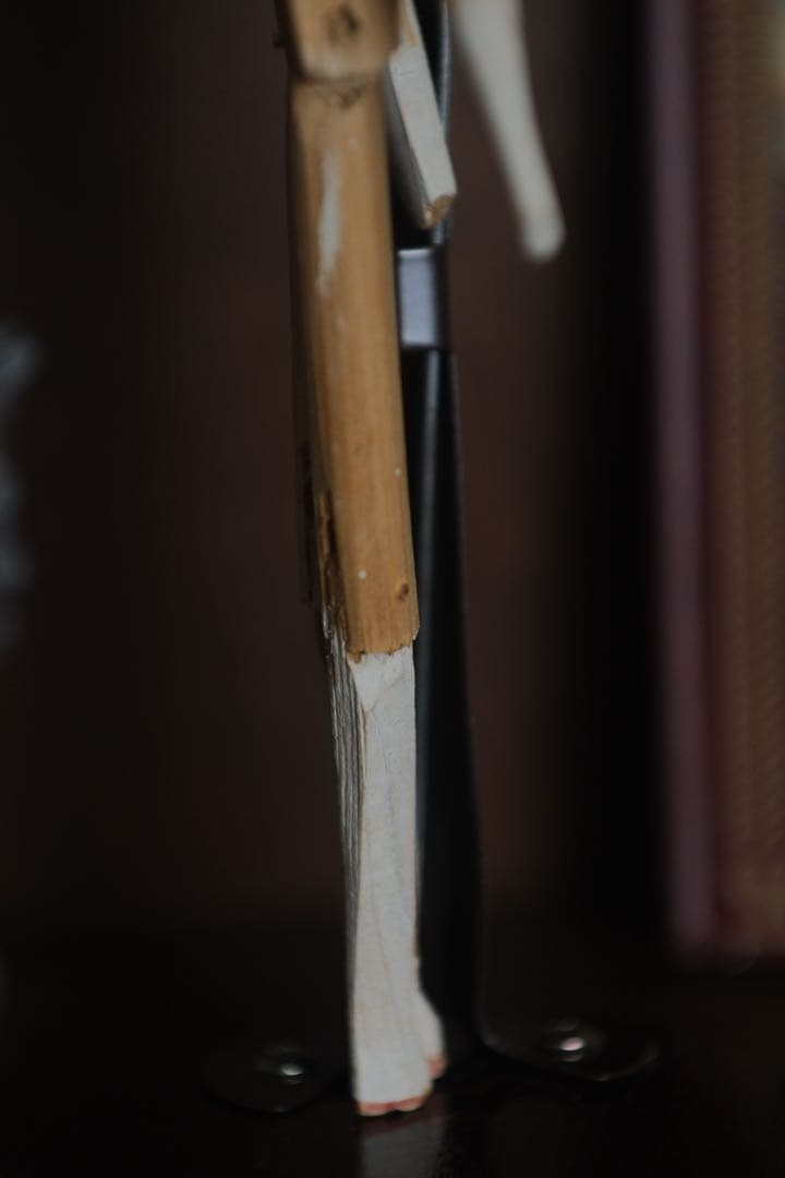 ペグドール アンティーク ウッデンドール 木製人形 イタリア