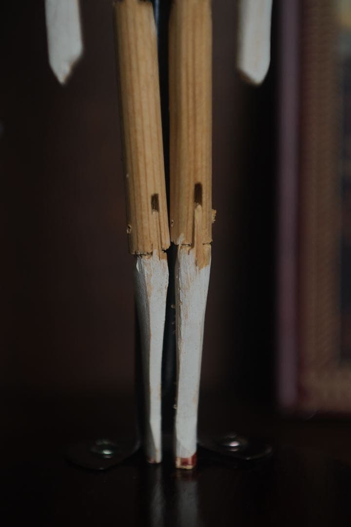 ペグドール アンティーク ウッデンドール 木製人形 イタリア