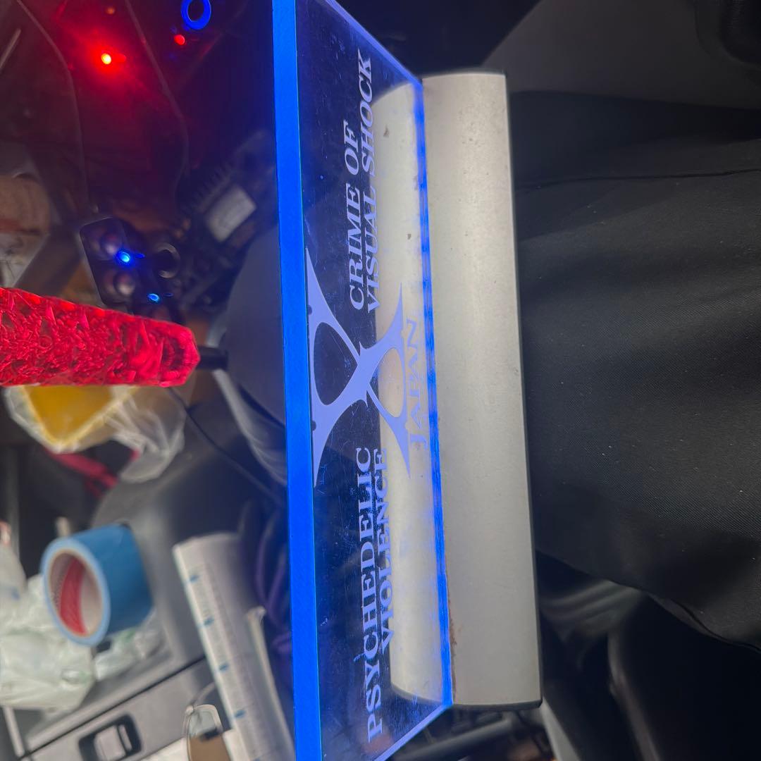 X JAPAN ネオンサインスタンド100V家庭電源！