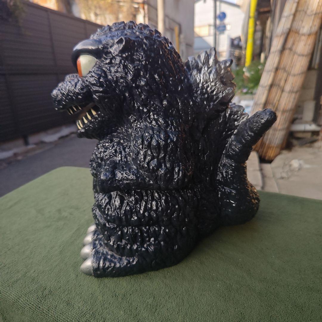 1994年　当時物　ユタカ　ゴジラ　GODZILLA　特大　ソフビ　ビッグ貯金箱