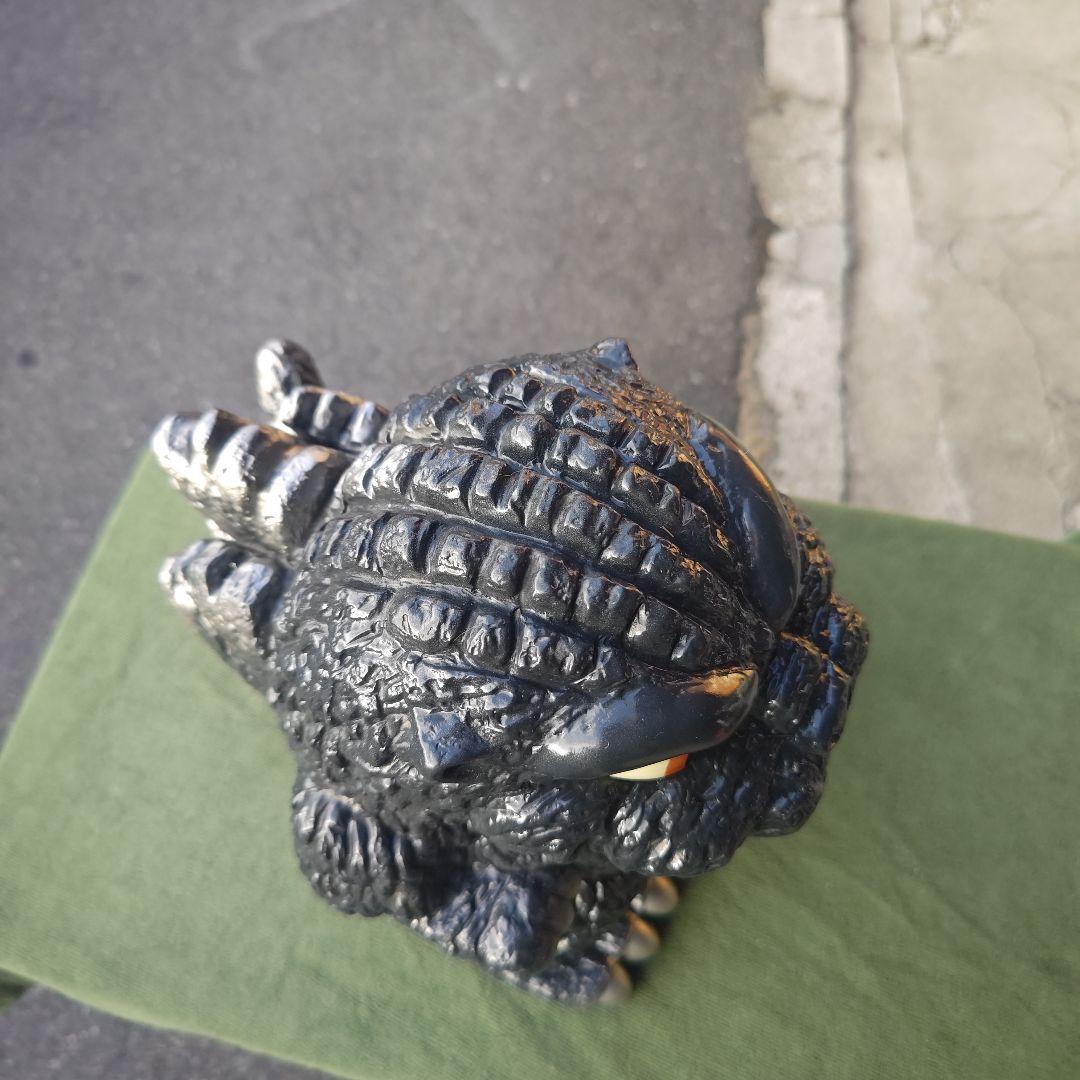 1994年　当時物　ユタカ　ゴジラ　GODZILLA　特大　ソフビ　ビッグ貯金箱