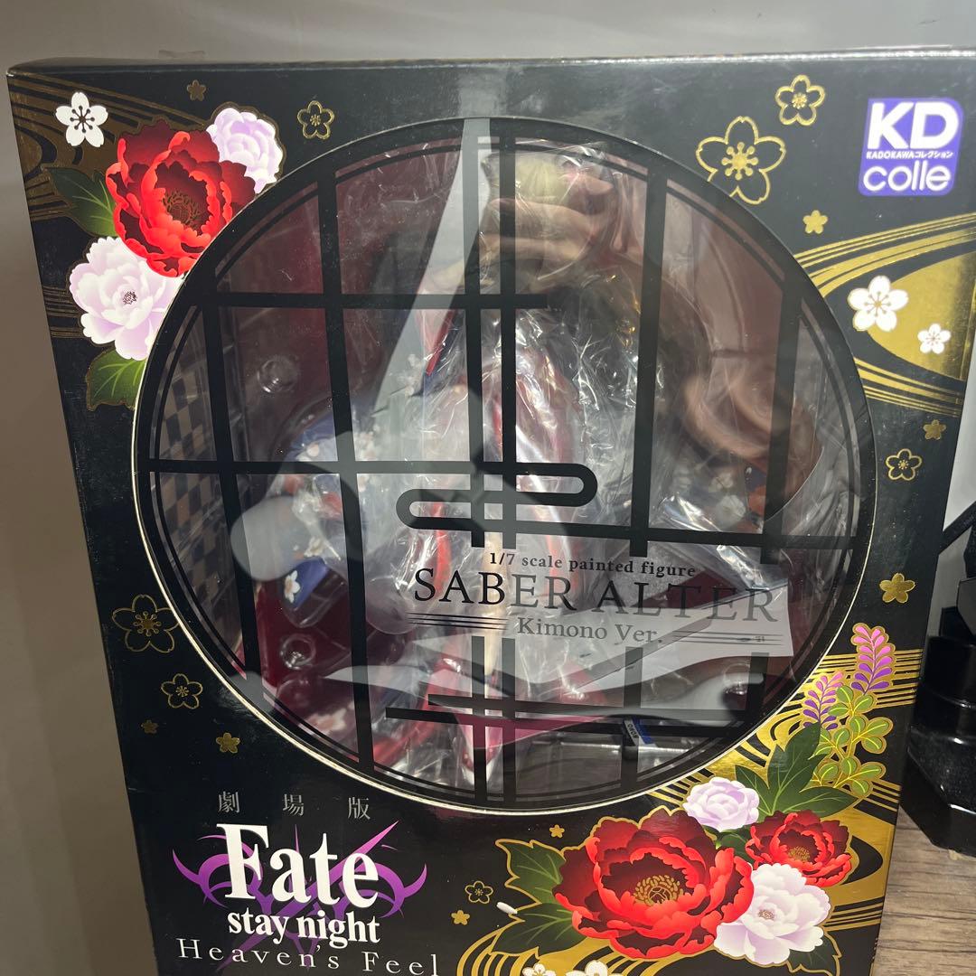 fate セイバーオルタ　フィギュア　着物